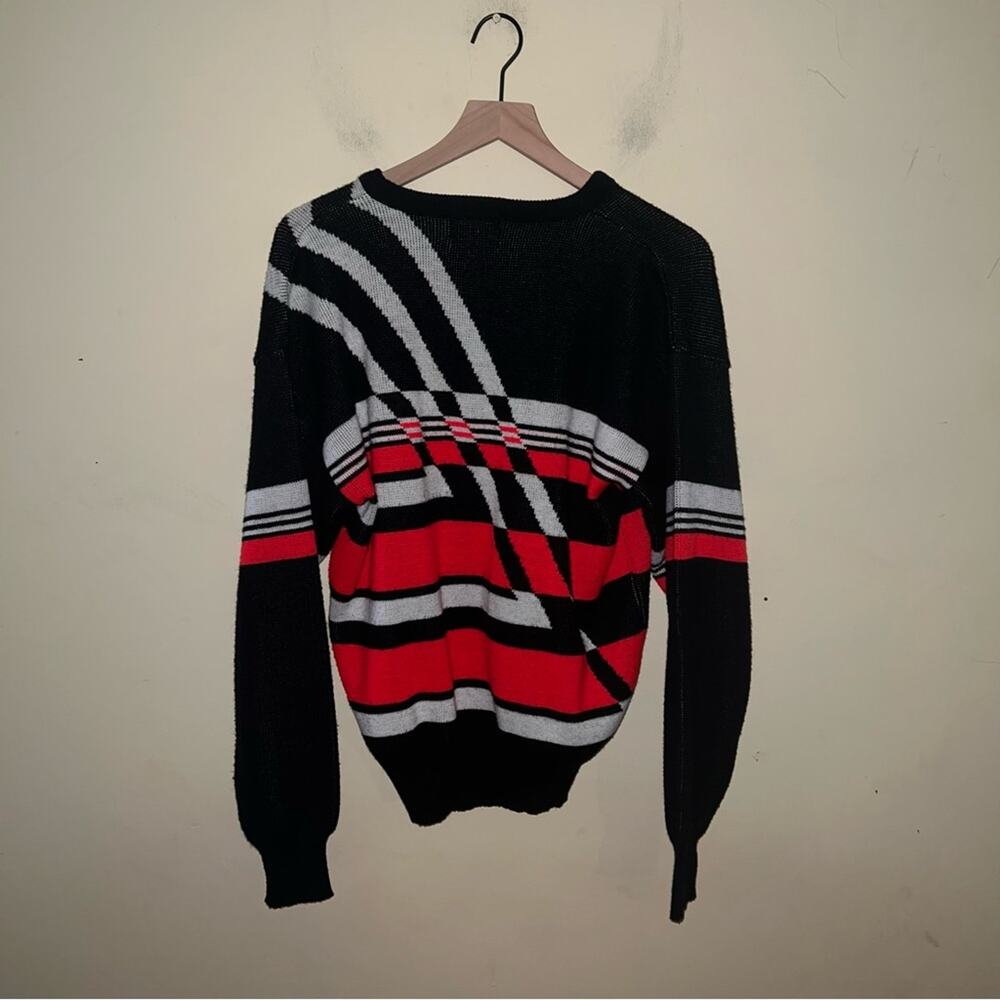 Vntg Tyrolla 80s Wool Blend Crewneck Sweater M - image 3